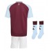 Aston Villa Heimtrikot 2024-25 Kurzarm (+ kurze hosen)